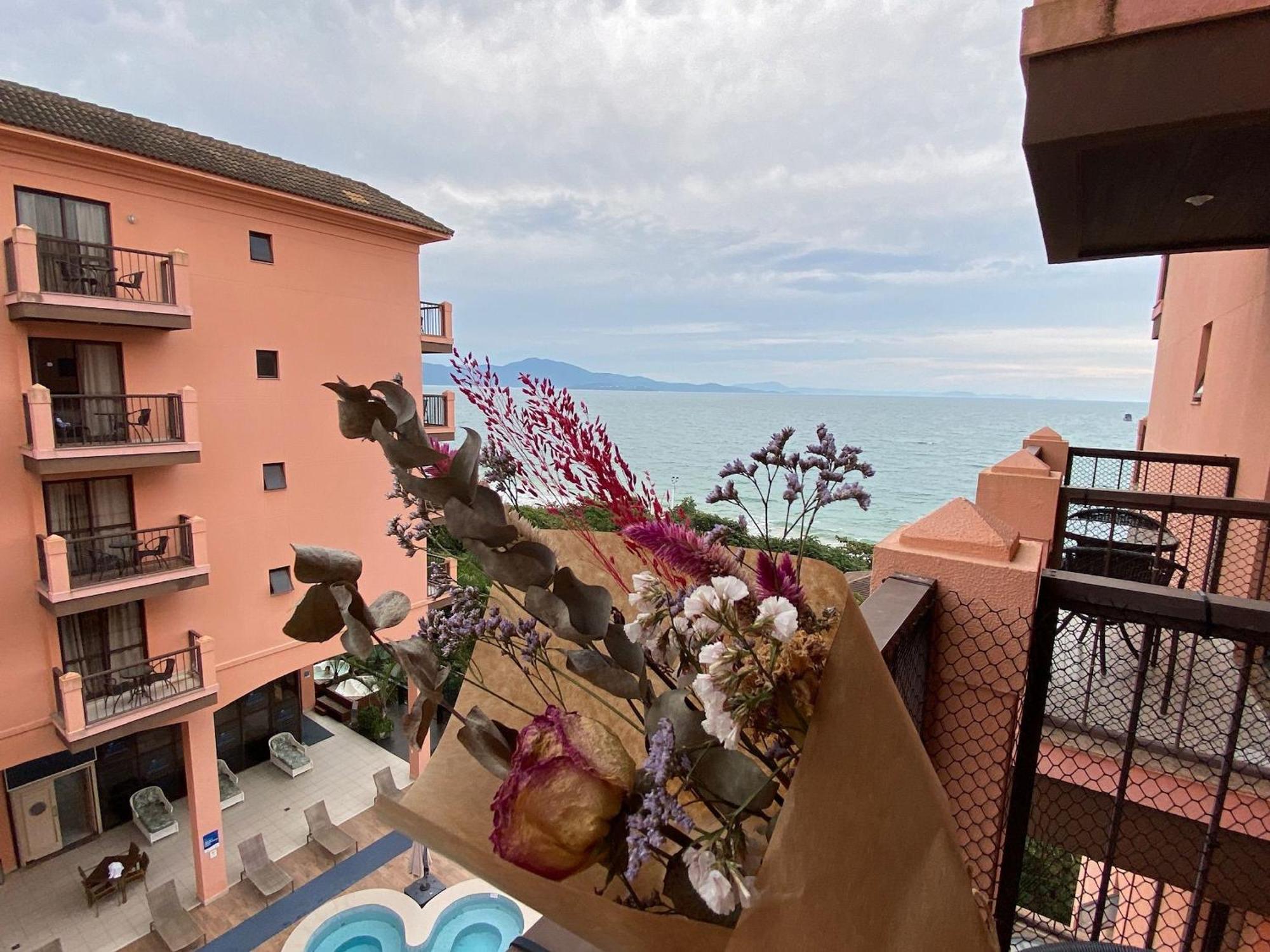 Resort Pe Na Areia - Studios Direto Com Proprietario Jbvjr Florianópolis Εξωτερικό φωτογραφία