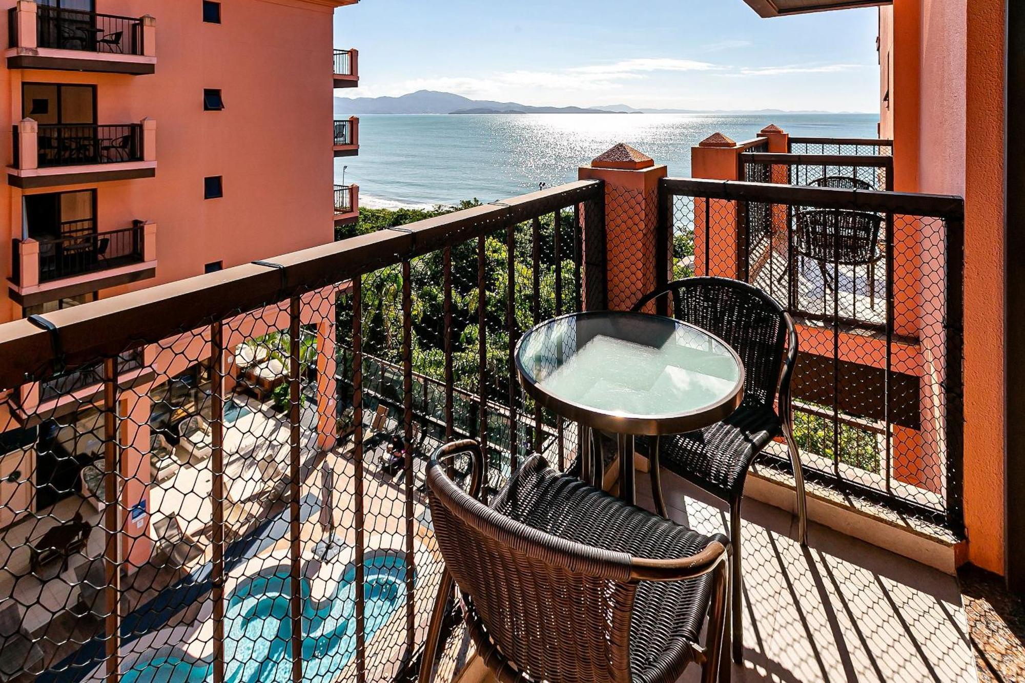 Resort Pe Na Areia - Studios Direto Com Proprietario Jbvjr Florianópolis Εξωτερικό φωτογραφία